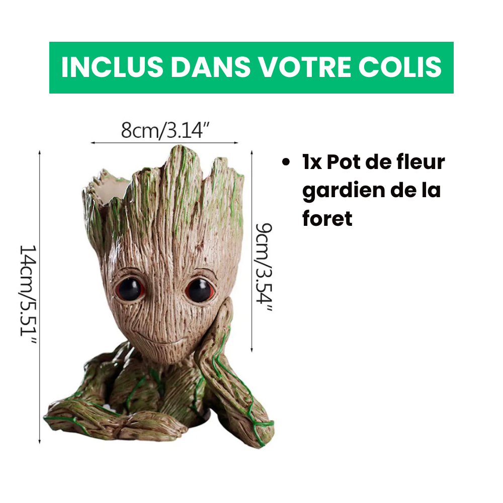 Vaso excêntrico “Guardião da Floresta”