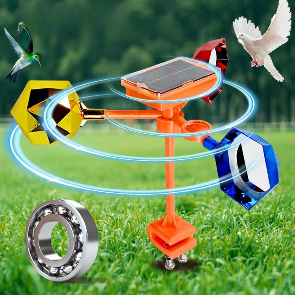 Répulseur Solaire Intelligent Multi-Zone pour Animaux