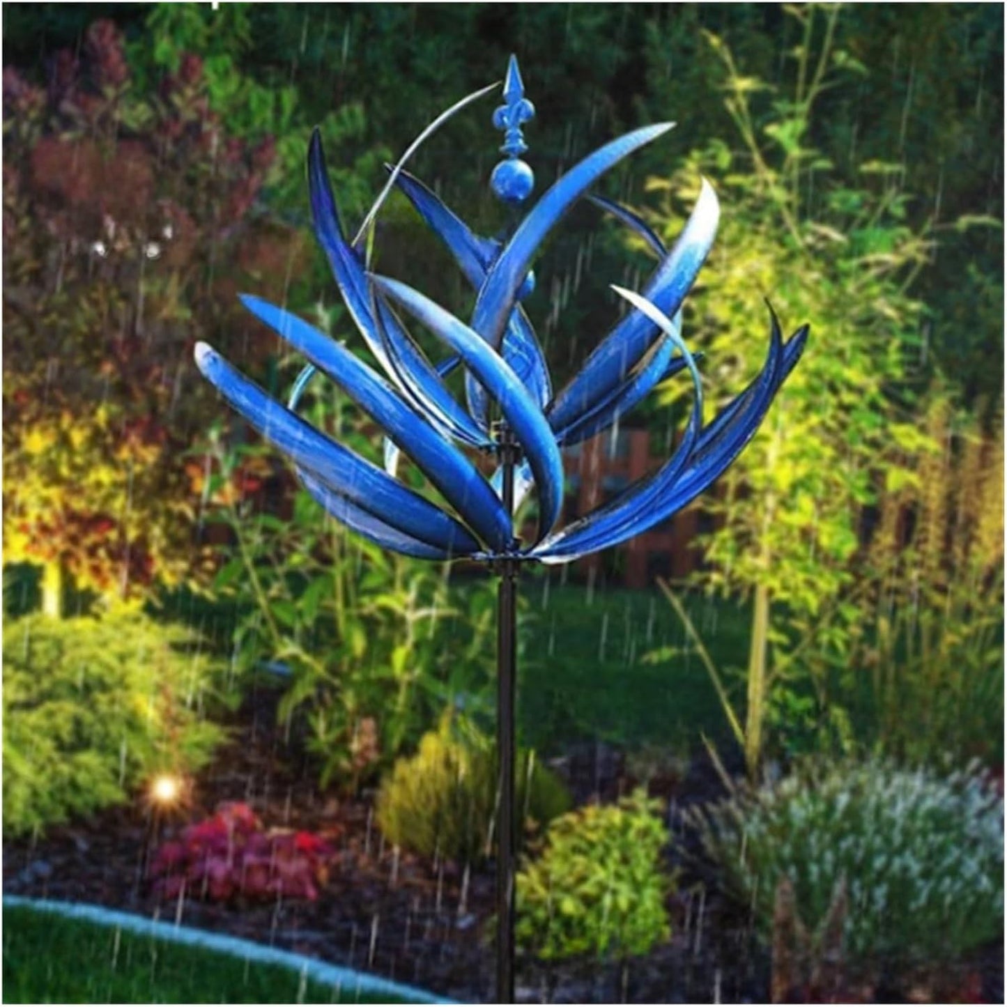 Moinho de Vento Artístico em Metal Cinético