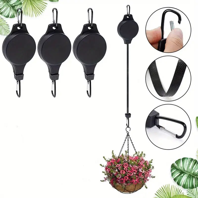 Gancho de parede ajustável para plantas