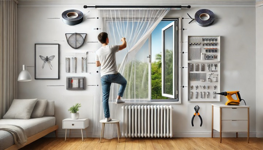 Comment faire tenir une moustiquaire sur du PVC ?