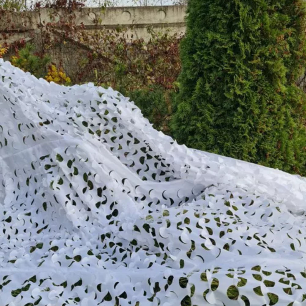 Voile d'ombrage Camouflage Blanc