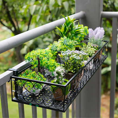 Suporte elegante para plantador de metal