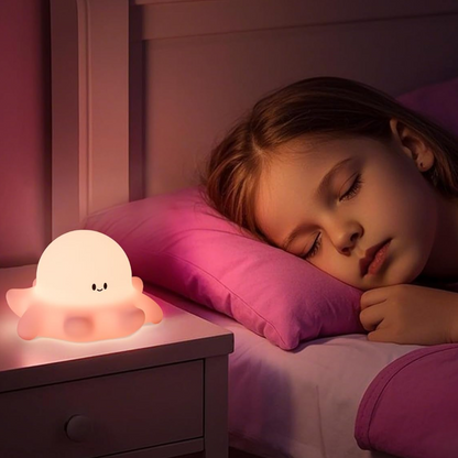 Veilleuse Pieuvre Tactile Apaisante