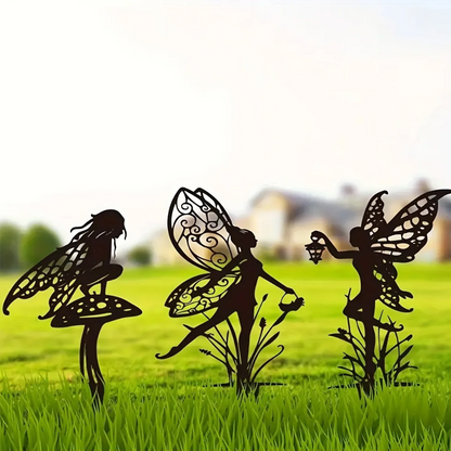 Décoration de Jardin Fééerique en Métal