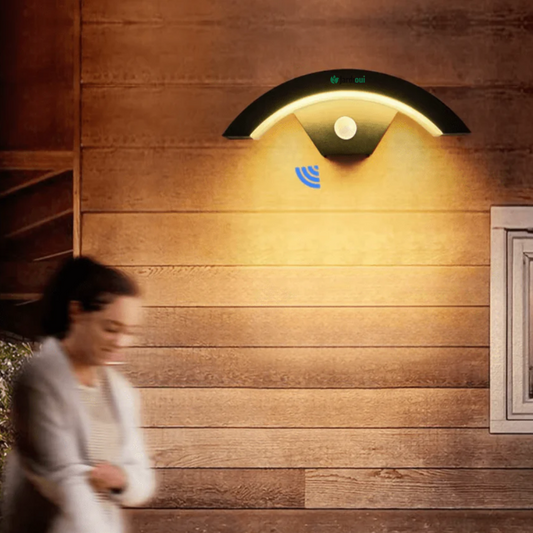 Lâmpada Detetora de Movimento Corredor Ventoinha Sem Fios