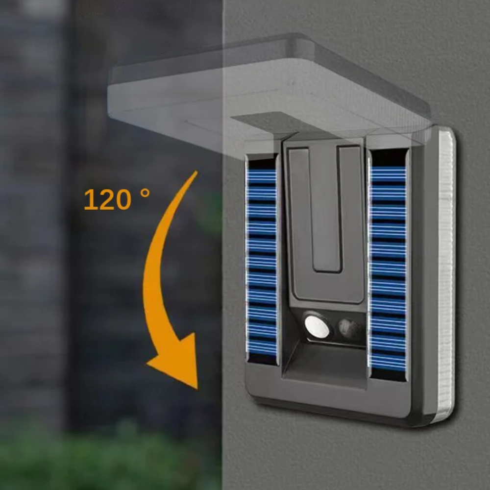 Lâmpada Exterior Solar com Detetor de Movimento