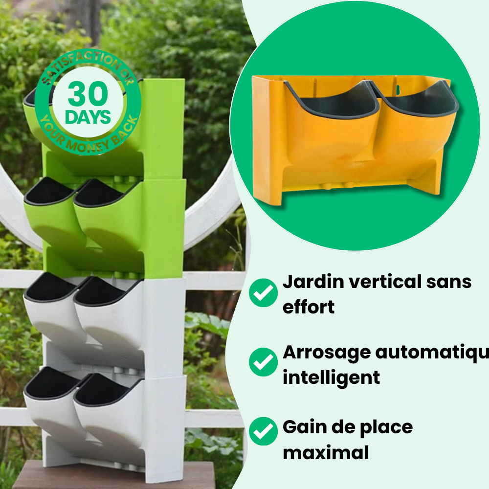 Plantador vertical com rega automática (1 peça)