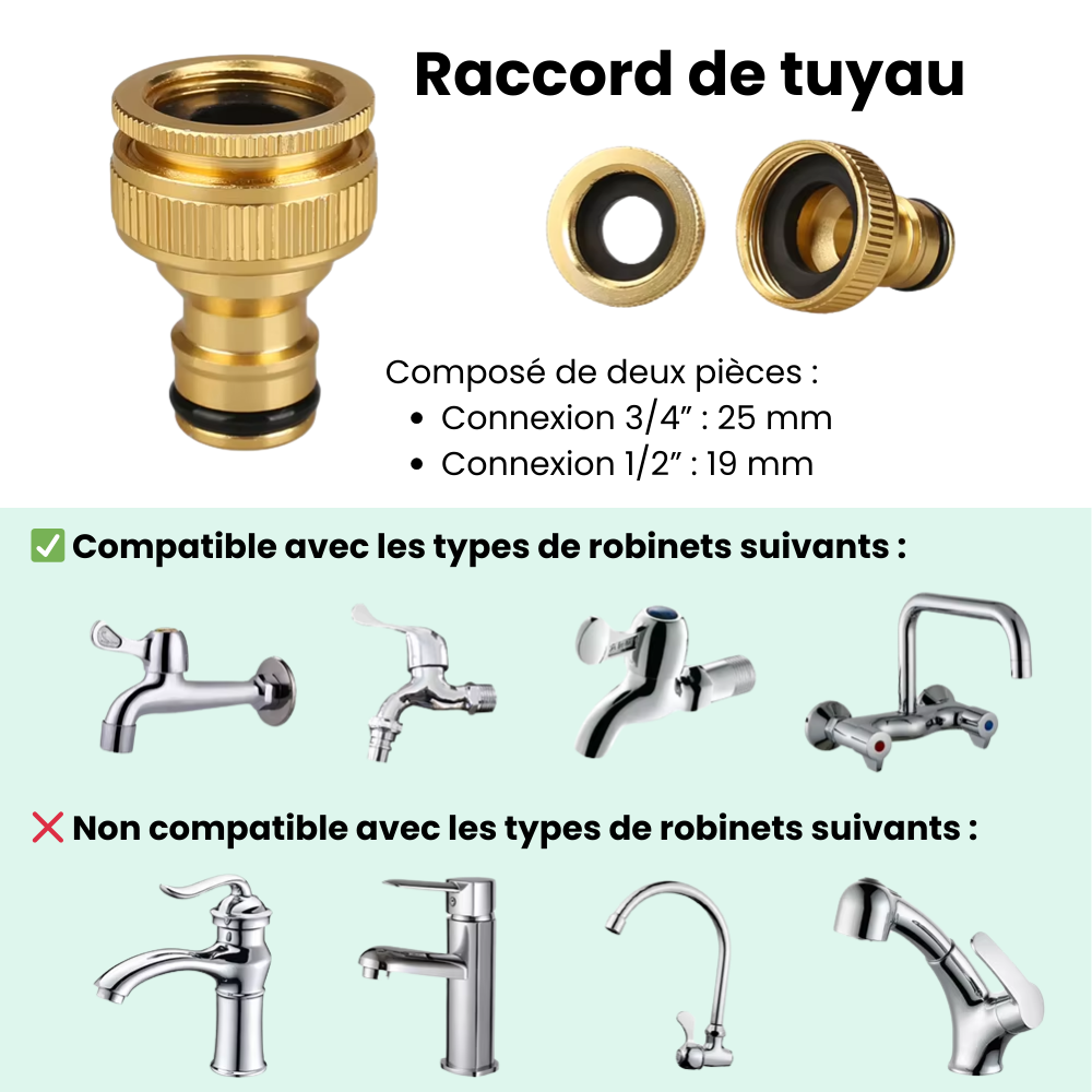 Mangueira de jardim expansível premium