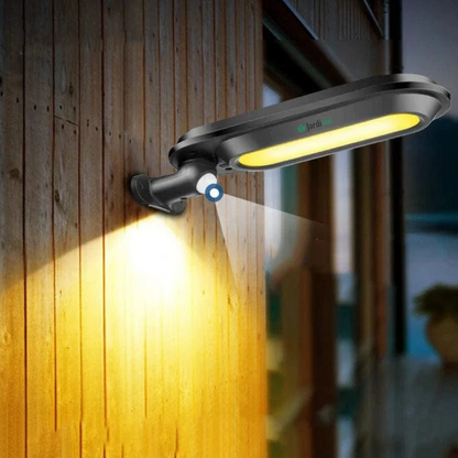 Luz de rua solar com sensor de movimento poderoso