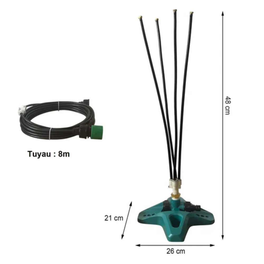 Sistema de nebulização portátil ultraeficiente Quattro-Spray