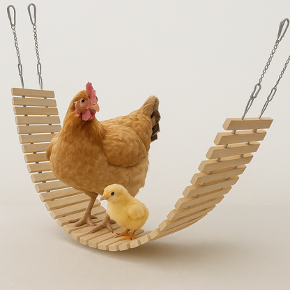Baloiço Natural Suspenso para Frangos