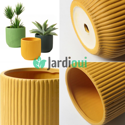 Vaso de flores de cerâmica elegante