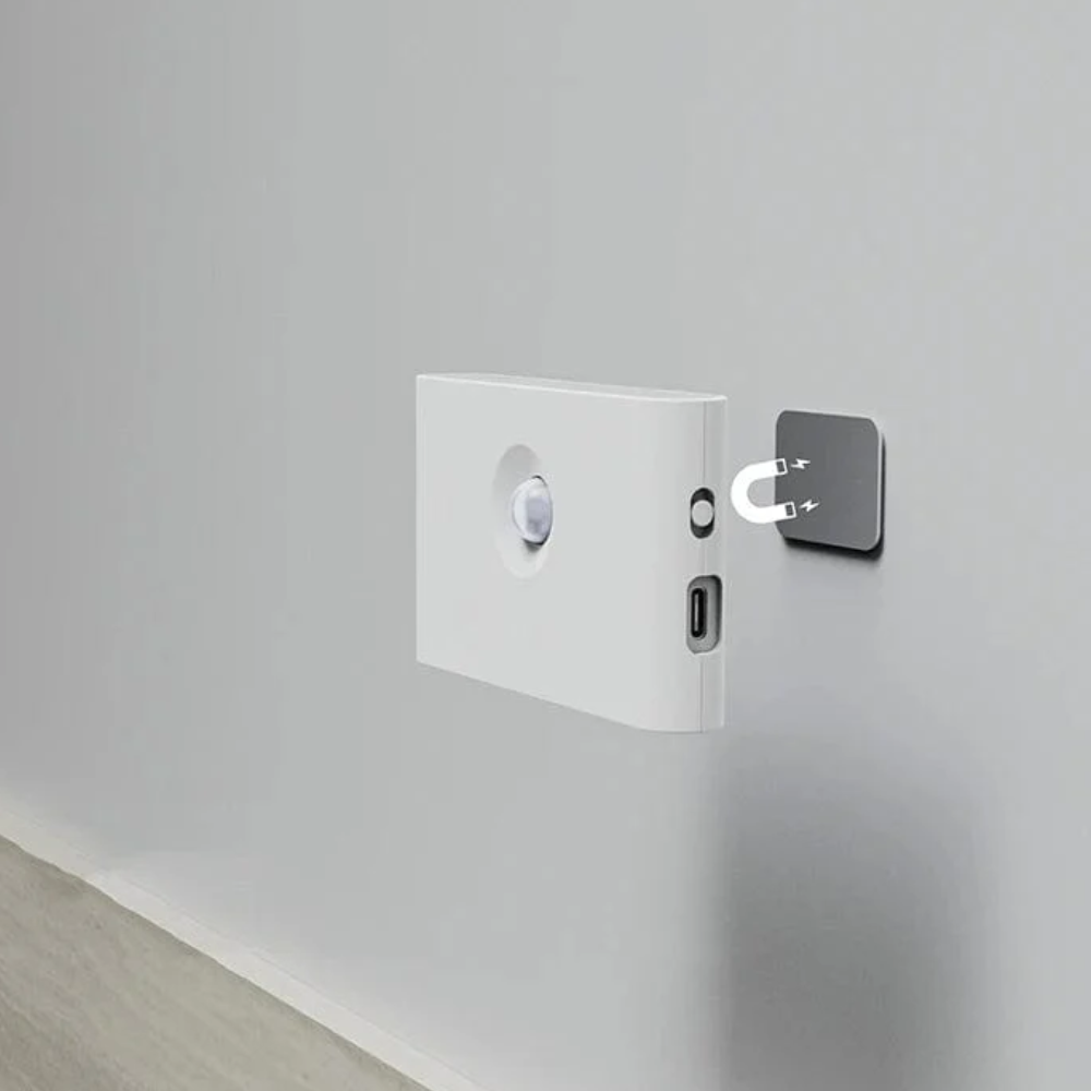 Luz noturna LED de indução sem fio