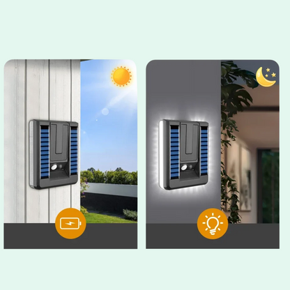 Lâmpada Exterior Solar com Detetor de Movimento