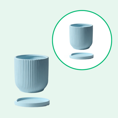 Vaso de flores de cerâmica elegante