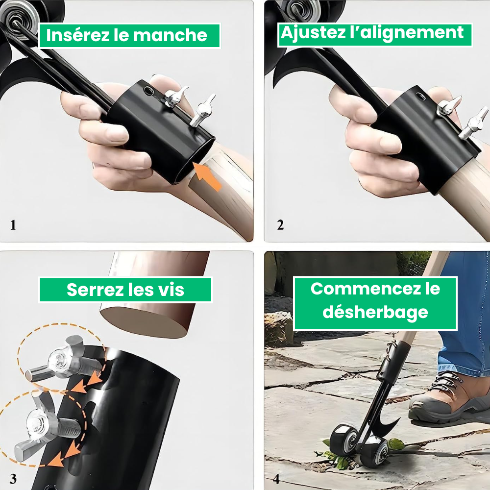 Gancho de remoção de ervas daninhas ultraeficaz