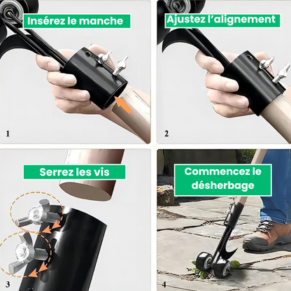 Gancho de remoção de ervas daninhas ultraeficaz