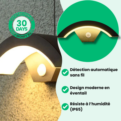 Lampe Détecteur de Mouvement Couloir Eventail Sans Fil