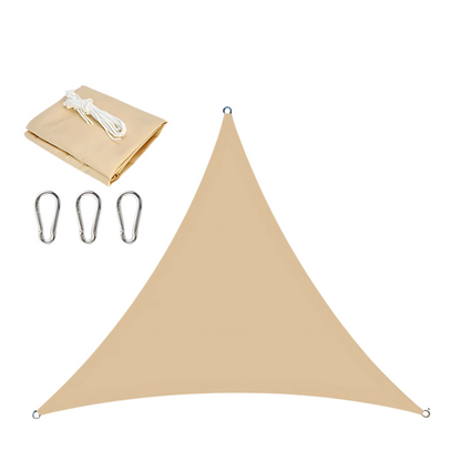 Vela de sombra triangular premium