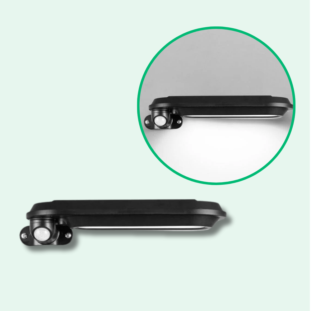 Luz de rua solar com sensor de movimento poderoso