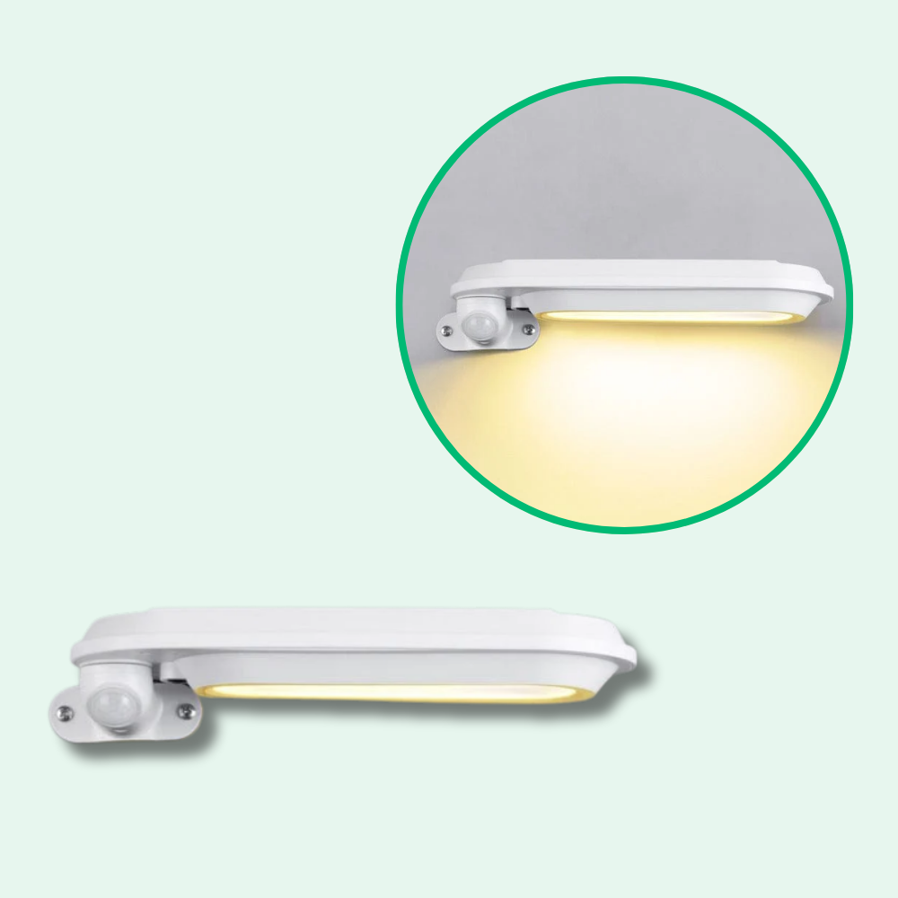 Luz de rua solar com sensor de movimento poderoso