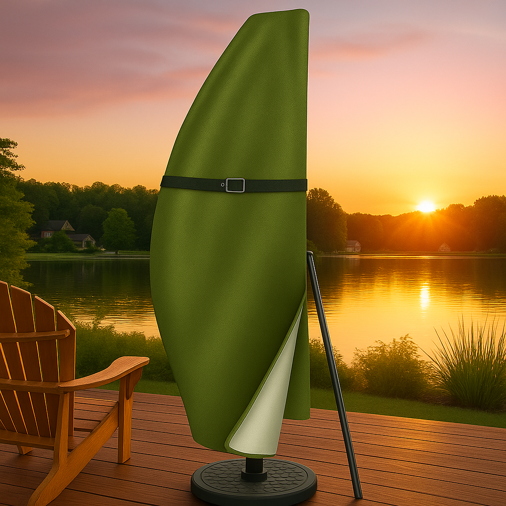 Housse de Protection pour Parasol Déporté Anti-Poussière