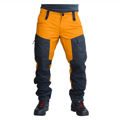 Pantalon de Travail Homme Multipoche Orange