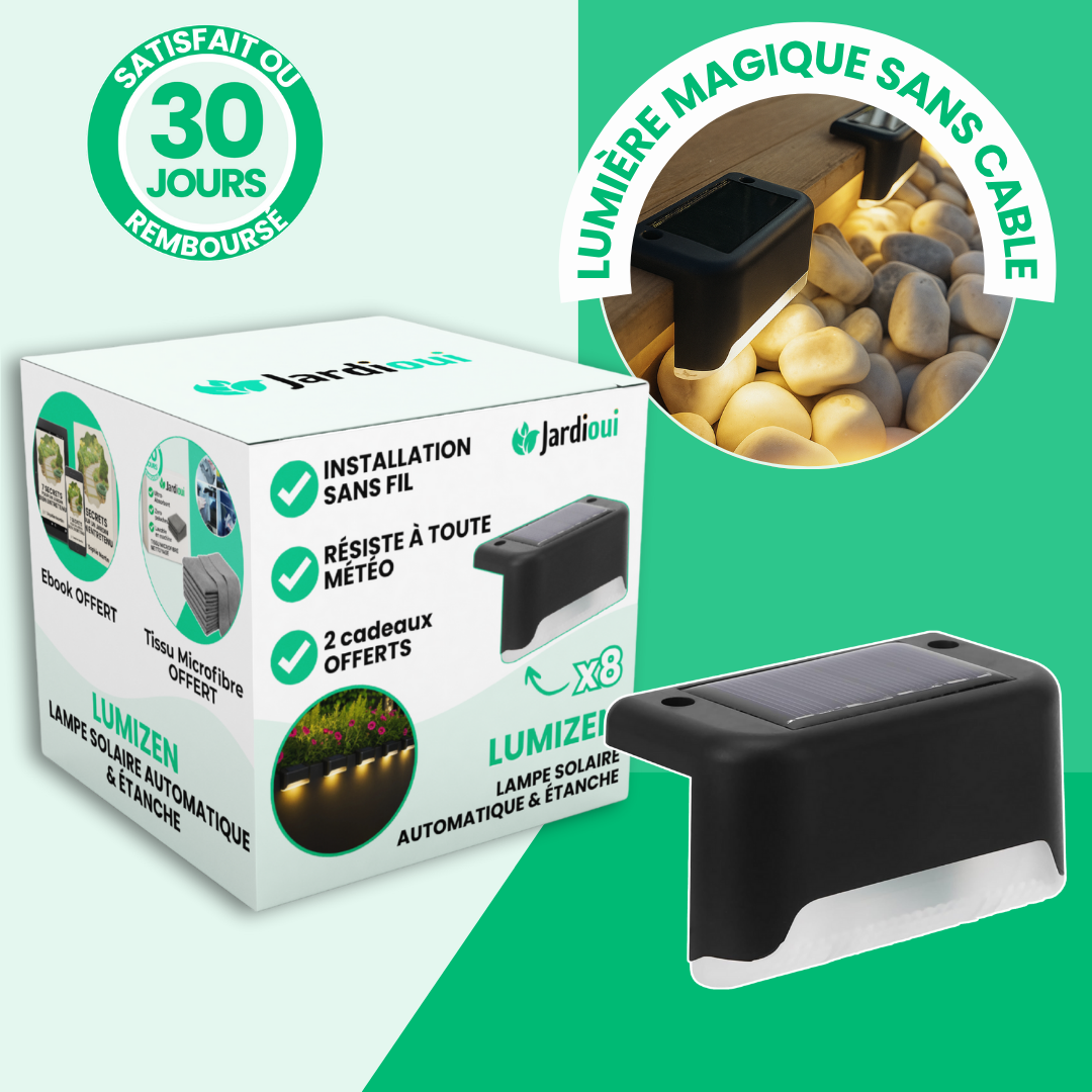 Lampe Solaire Automatique et Étanche  | LumiZen