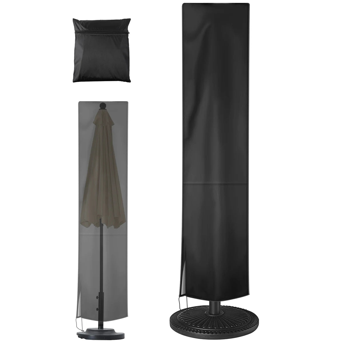 Housse Anti-Poussière pour Parasol de Plage