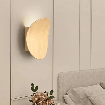 Jardioui 2 Appliques (59.90 €/ pcs) / Marron clair / Blanc froid Applique Murale LED Ronde Sophistiquée