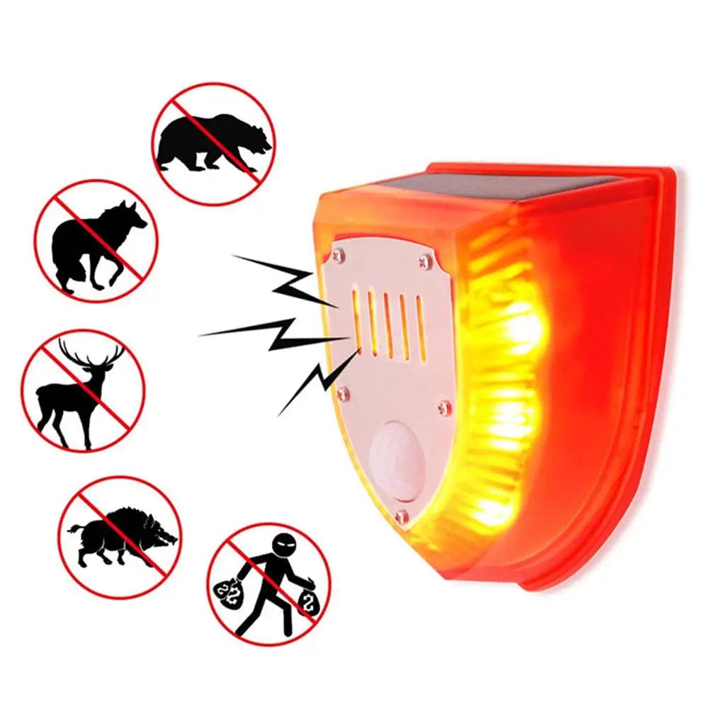 Jardioui 2 Lampes (29.90 €/ pcs) Répulsif Solaire pour Animaux Ultra-Efficace avec Détecteur de Mouvement