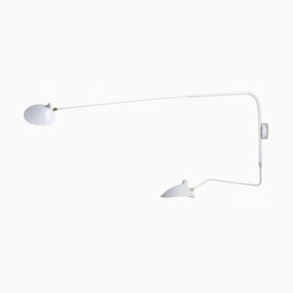 Jardioui 2Tête-à-tête | 140 cm / Blanc Applique Murale LED Vintage Orientable