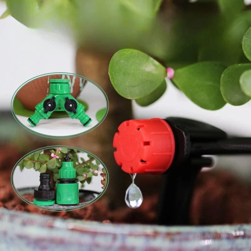 Jardioui Kit d'Irrigation Goutte à Goutte Automatique pour Jardin (+Goutteurs Offerts)