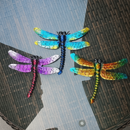 Jardioui Libellule Murale Décorative de Jardin