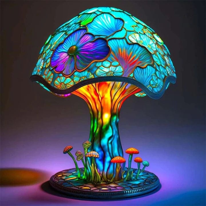 Jardioui Lotus Lampe de Table Champignon Mystique