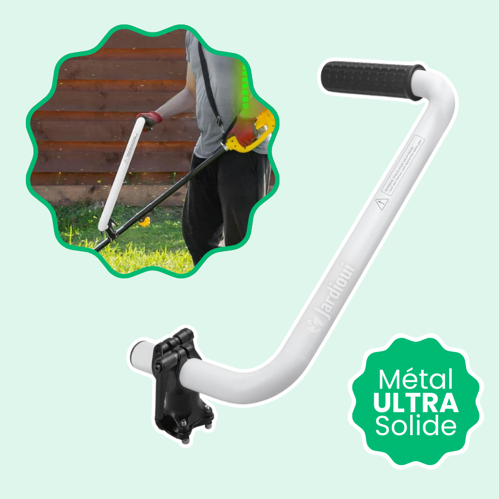 Jardioui Poignée Réglable Universelle pour Débroussailleuse (+1 Sangle Offerte)