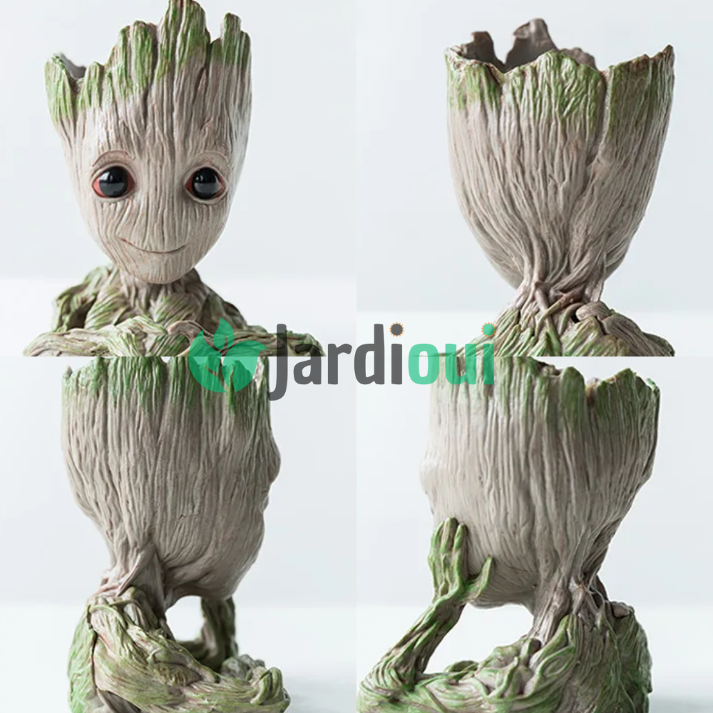 Jardioui Pot de Plantes Fantaisiste "Gardien de la Forêt"