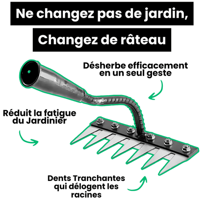 Jardioui Râteau Désherbant Ultra-Efficace Renforcé