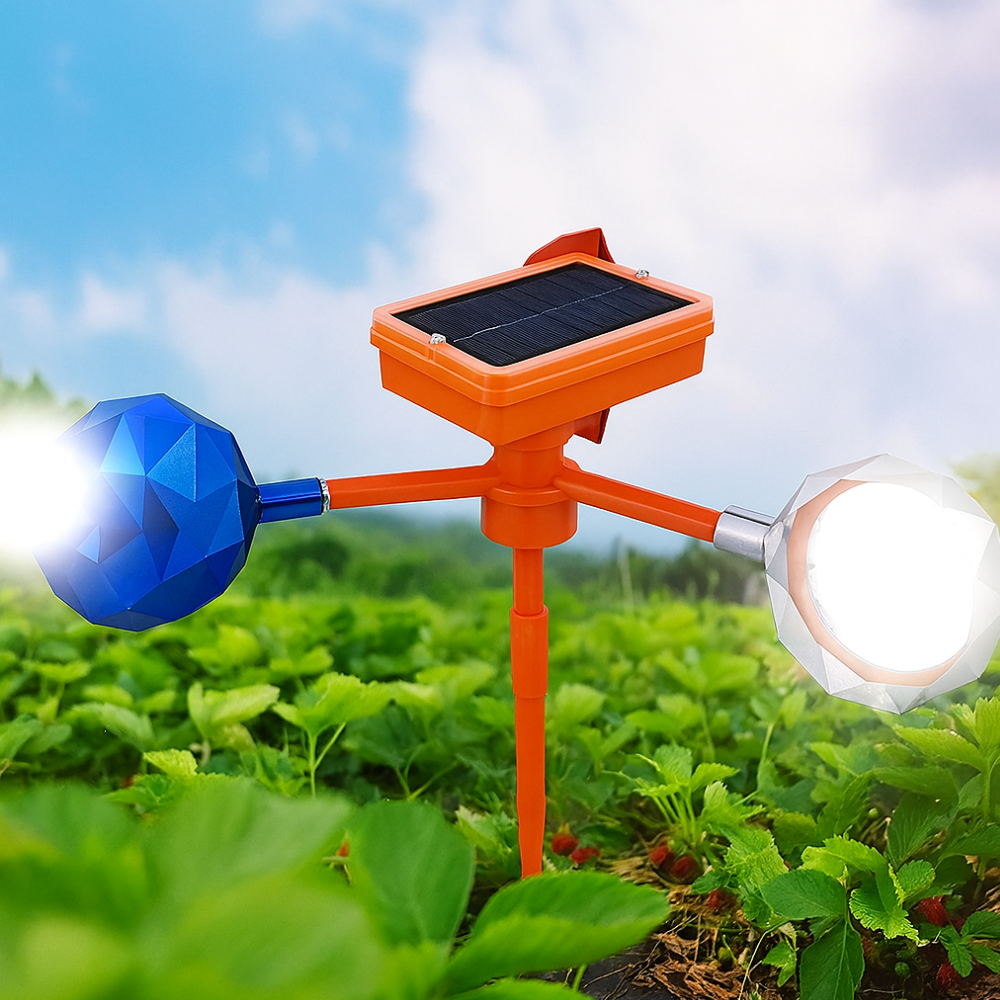 Jardioui Répulseur Solaire Intelligent Multi-Zone pour Animaux