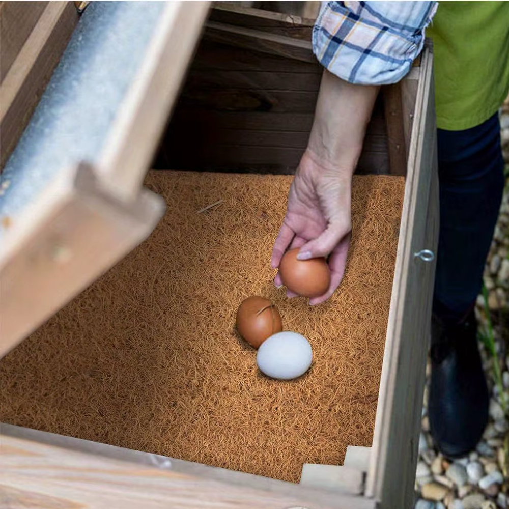 Jardioui Tapis de Nidification Doux et Réutilisable pour Poulets
