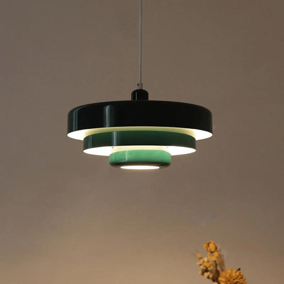 Jardioui Vert Plafonnier LED Vintage Sophistiqué