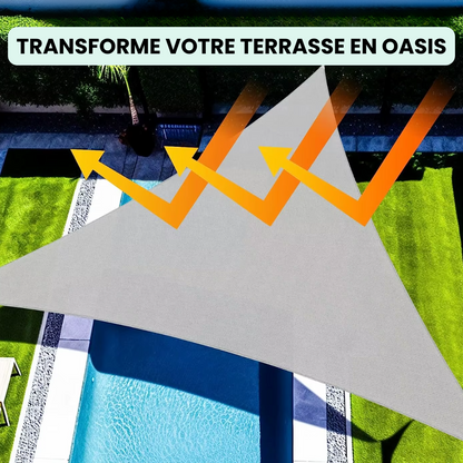Jardioui Voile d'Ombrage Triangulaire Imperméable
