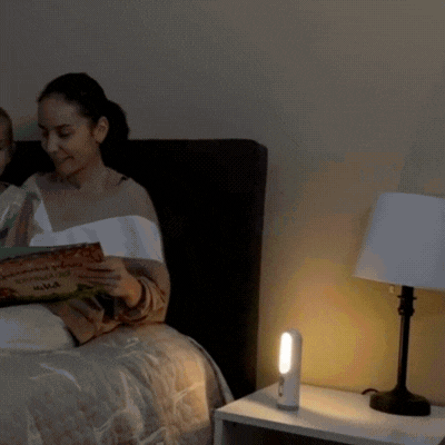 Lâmpada de Noite com Detetor de Movimento Recarregável