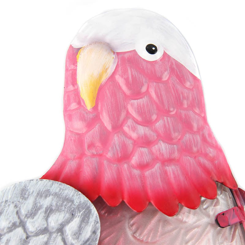 frJardioui Décoration Murale Extérieure "Perroquet sur sa Branche"