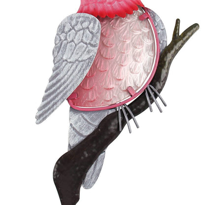 frJardioui Décoration Murale Extérieure "Perroquet sur sa Branche"