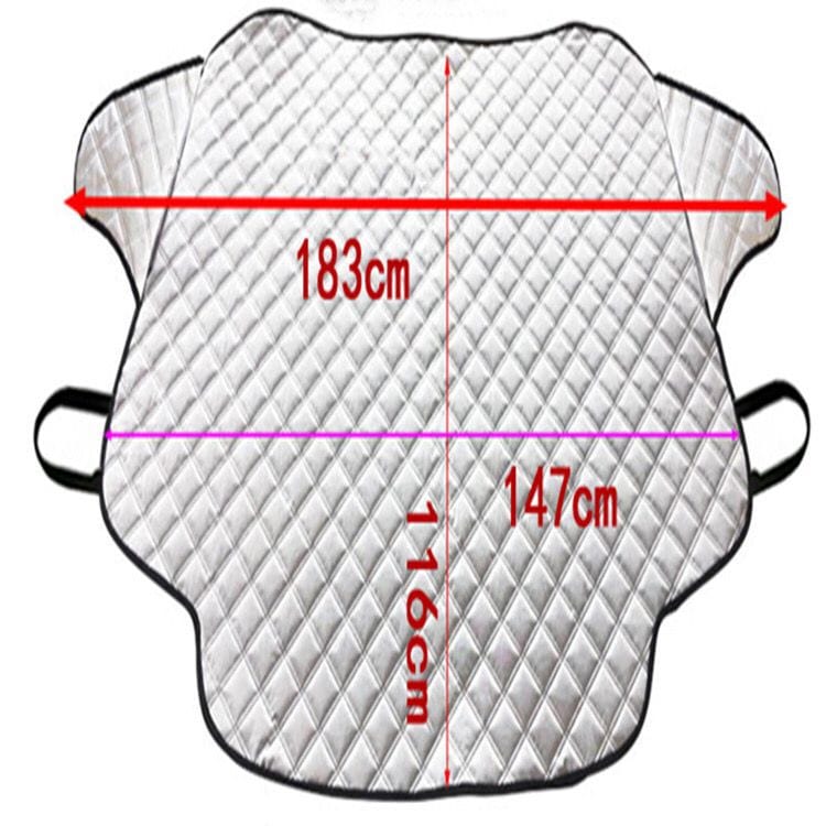 Jardioui Standard Housse magnétique anti-neige pour voiture